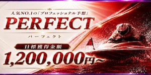 競艇プロフェッショナルの有料予想_PERFECT