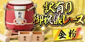 あたりマクリの有料予想＿訳有りご祝儀レース/金粉